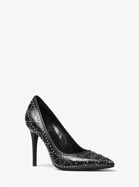 michael michael kors claire studded leather pump|Michael michael kors claire pump + FREE SHIPPING .